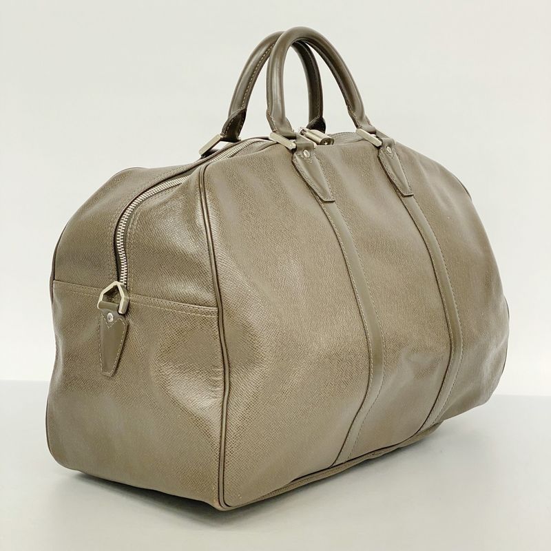 Louis Vuitton Boston Bag Taiga Kendall PM M30128 Grizzly Men's