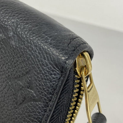 Louis Vuitton Long Wallet Monogram ・empreinte Zippy Wallet M61864 Noir Black