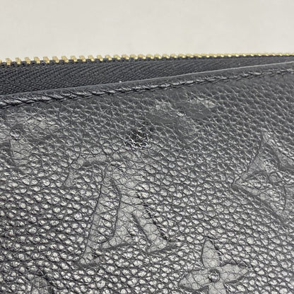 Louis Vuitton Long Wallet Monogram ・empreinte Zippy Wallet M61864 Noir Black
