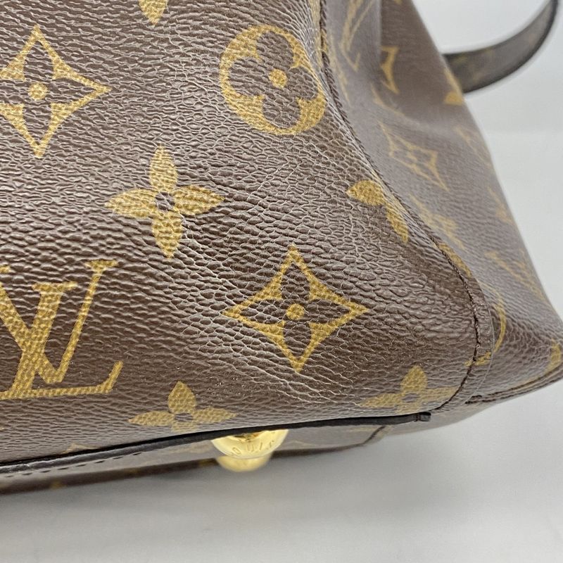 Louis Vuitton Handbag Monogram Montaigne MM M41056 Brown 2way Bag Ladies