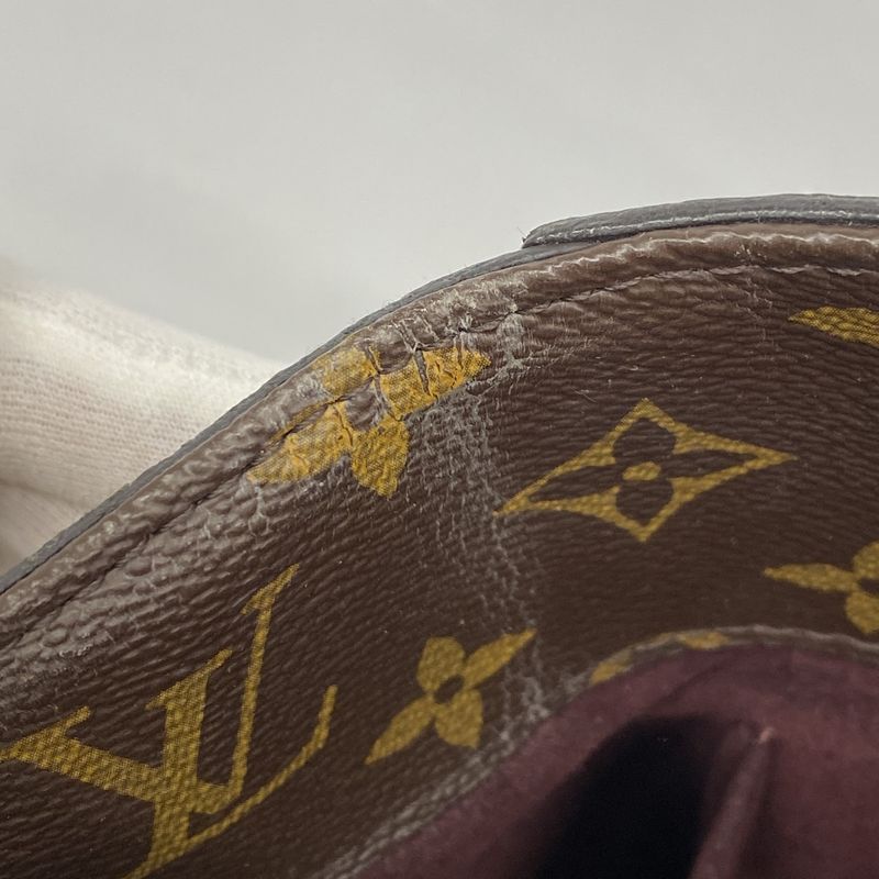 Louis Vuitton Handbag Monogram Montaigne MM M41056 Brown 2way Bag Ladies