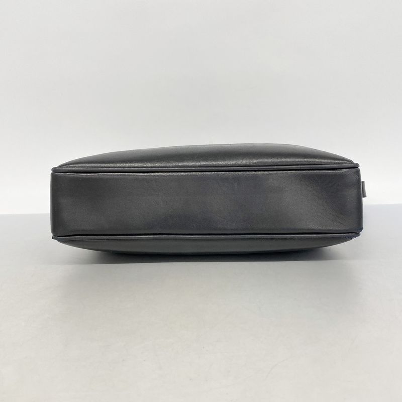 Chanel Tote Bag Matelasse Lambskin Satin Black Gold Hardware Women's