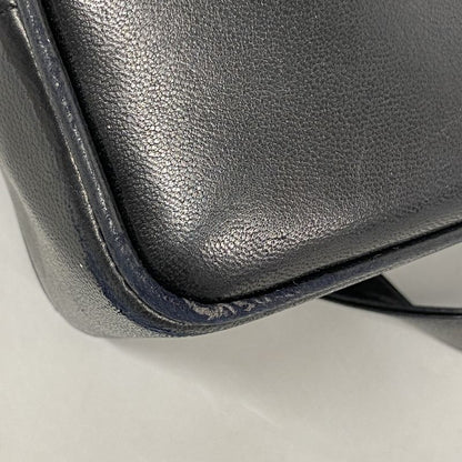 Chanel Tote Bag Matelasse Lambskin Satin Black Gold Hardware Women's