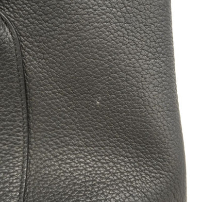 Hermes Tote Bag Garden Party PM Negonda Black Silver Hardware Q Engraved Ladies