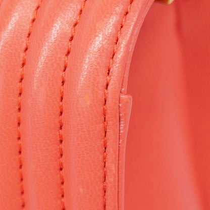 Chanel Shoulder Bag Boy Chanel Lambskin Pink Gold Hardware Women's