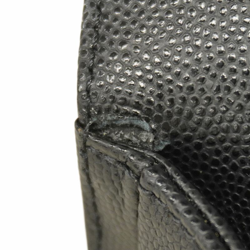 Chanel Shoulder Bag Boy Chanel Caviar Skin Black Silver Hardware Women's