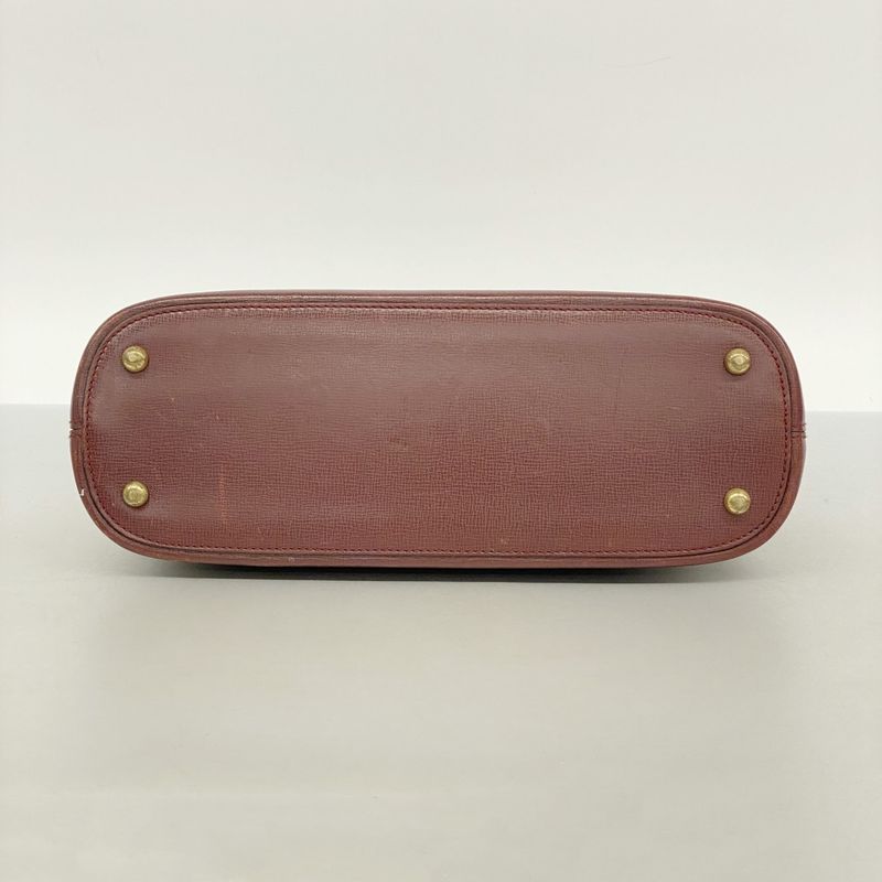 Cartier Shoulder Bag Must Leather Bordeaux Gold Hardware Ladies