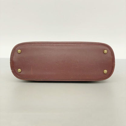 Cartier Shoulder Bag Must Leather Bordeaux Gold Hardware Ladies