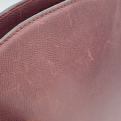 Cartier Shoulder Bag Must Leather Bordeaux Gold Hardware Ladies