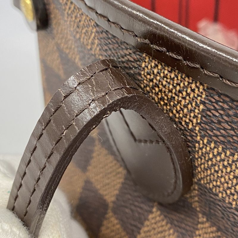 Louis Vuitton Tote Bag Damier Neverfull PM N51109 Ebene Ladies