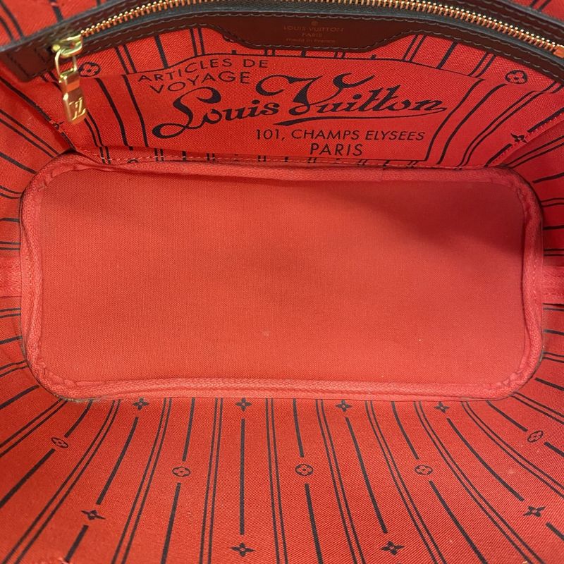 Louis Vuitton Tote Bag Damier Neverfull PM N51109 Ebene Ladies