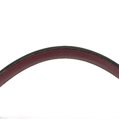 Fendi Handbag Peekaboo Iconic Medium 8bn290 Bordeaux Leather