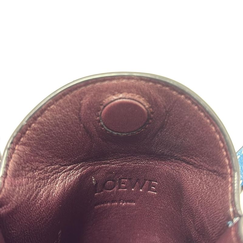 Loewe Shoulder Bag - Blue Smartphone Pochette Leather
