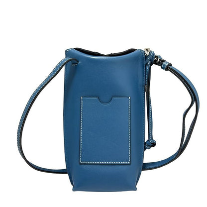Loewe Shoulder Bag - Blue Smartphone Pochette Leather