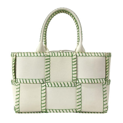 Bottega Veneta Tote Bag Small The Arco Tote White X Green Leather