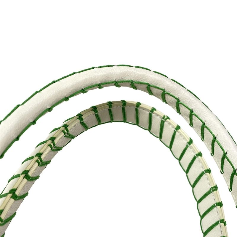 Bottega Veneta Tote Bag Small The Arco Tote White X Green Leather