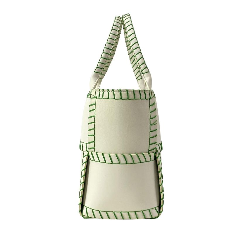 Bottega Veneta Tote Bag Small The Arco Tote White X Green Leather