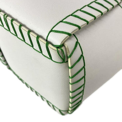 Bottega Veneta Tote Bag Small The Arco Tote White X Green Leather