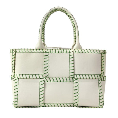 Bottega Veneta Tote Bag Small The Arco Tote White X Green Leather