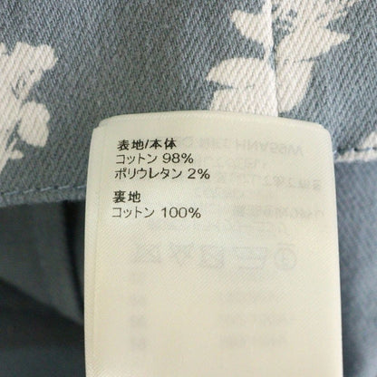 Louis Vuitton 22aw Dna Leaf All-Over Pattern Denim Jacket Blue/white Rm222q Nf1