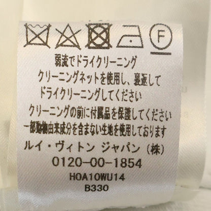 Louis Vuitton 23ss Spray Monogram Denim Trucker Jacket White/blue Rm231m U14