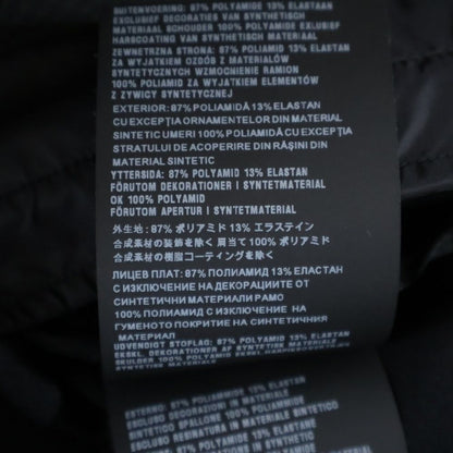 Prada 19ss Zip Up Track Jacket with Rubber Logo Patch Black Sjc553 S191 1m03