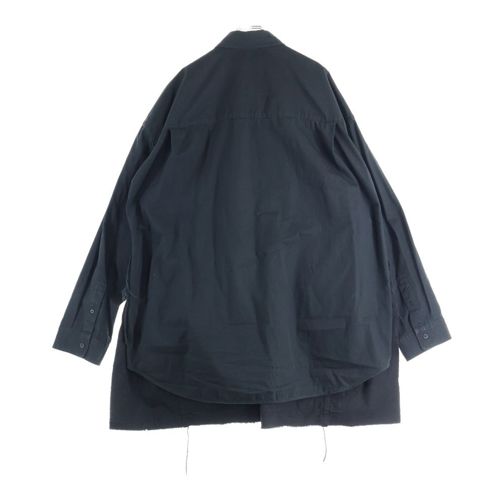 Balenciaga Button Down Cargo Shirt Blouson Black