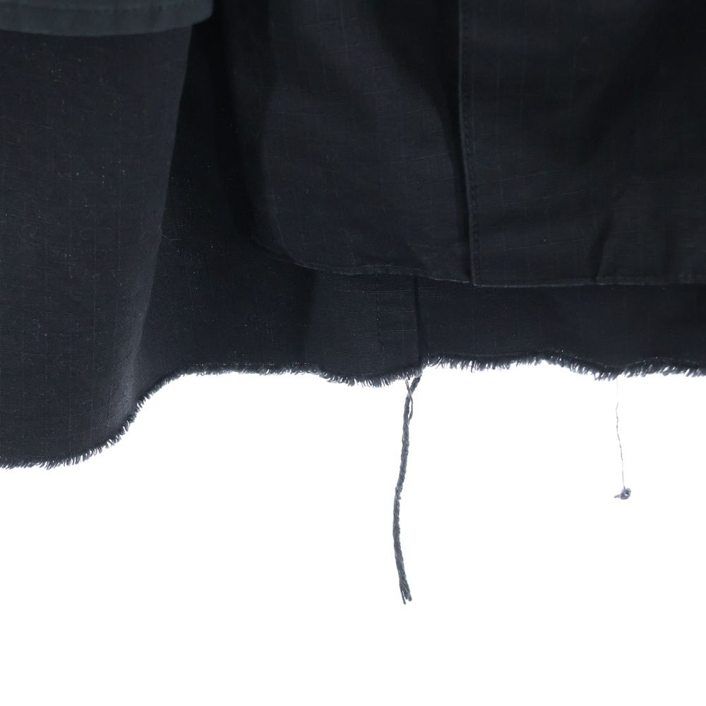 Balenciaga Button Down Cargo Shirt Blouson Black