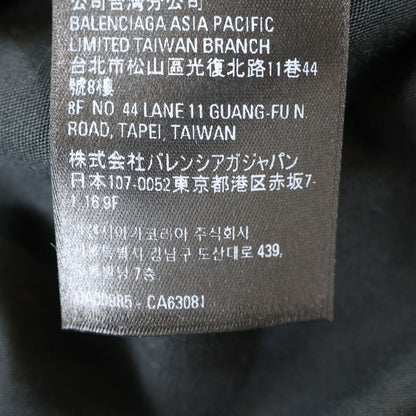 Balenciaga Button Down Cargo Shirt Blouson Black