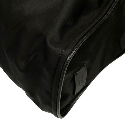 Fendi Tote Bag Bugs 7va367 Black X Yellow Leather