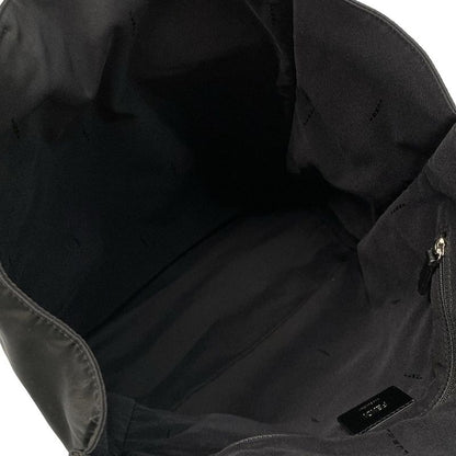 Fendi Tote Bag Bugs 7va367 Black X Yellow Leather