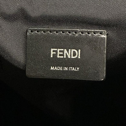 Fendi Tote Bag Bugs 7va367 Black X Yellow Leather