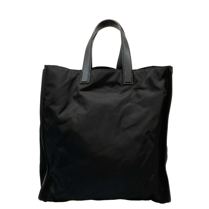 Fendi Tote Bag Bugs 7va367 Black X Yellow Leather