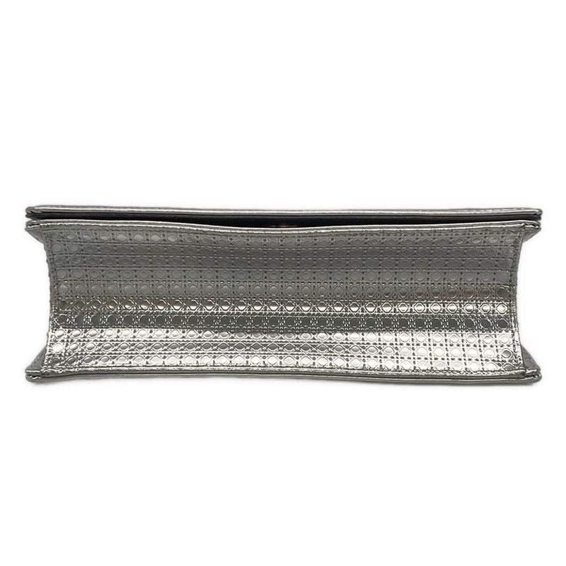 Dior Christian Dior Shoulder Bag Dior Ama Micro Cannage Silver Chain Shoulder