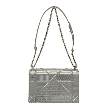 Dior Christian Dior Shoulder Bag Dior Ama Micro Cannage Silver Chain Shoulder