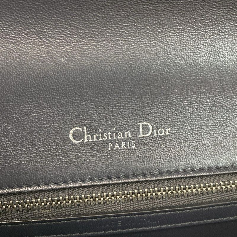 Dior Christian Dior Shoulder Bag Dior Ama Micro Cannage Silver Chain Shoulder