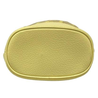 Gucci Shoulder Bag Jumbo GG Mini Bucket Bag 550620 Light Yellow Drawstring