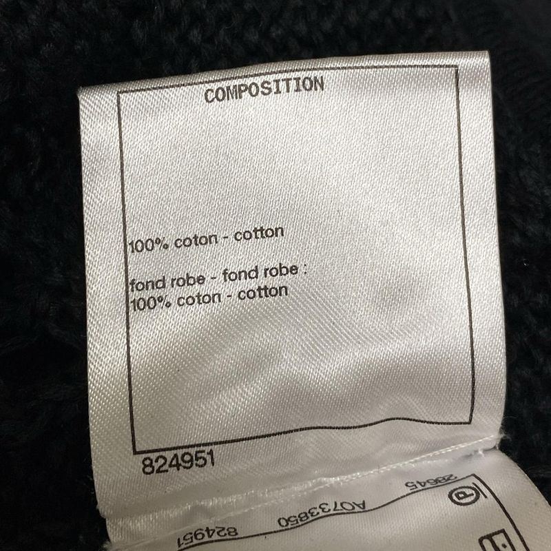 Chanel Dress Size 34 S Women's - P56248 Black Sleeveless Knit Cotton