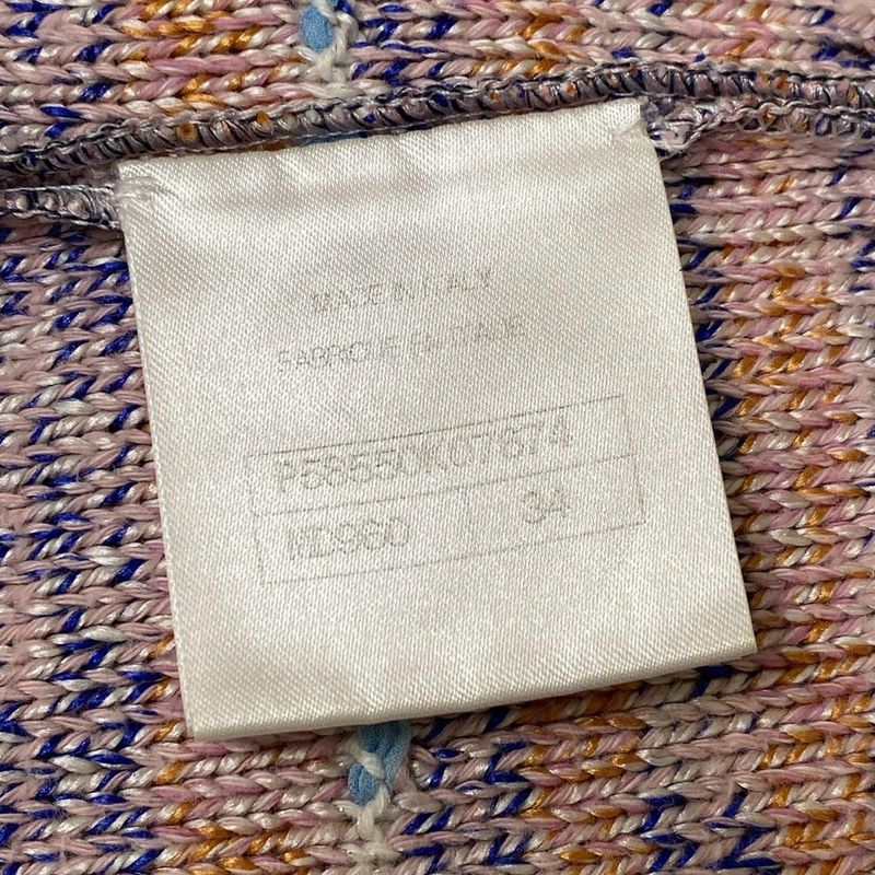 Chanel Dress Size 34 S Women's - P58550 Pink X Blue X Multi Knit Tweed Short