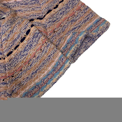 Chanel Dress Size 34 S Women's - P58550 Pink X Blue X Multi Knit Tweed Short