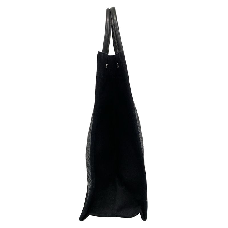 Saint Laurent Paris Tote Bag North South Rive Gauche 632539 Black X Dark Gray