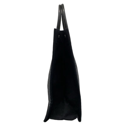 Saint Laurent Paris Tote Bag North South Rive Gauche 632539 Black X Dark Gray