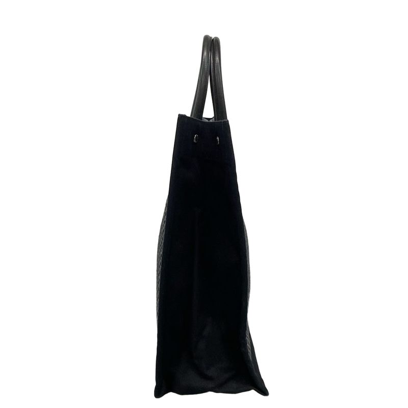 Saint Laurent Paris Tote Bag North South Rive Gauche 632539 Black X Dark Gray