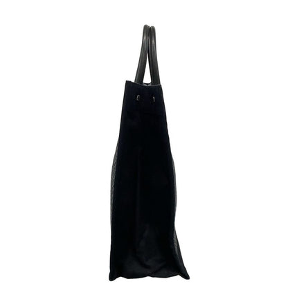 Saint Laurent Paris Tote Bag North South Rive Gauche 632539 Black X Dark Gray