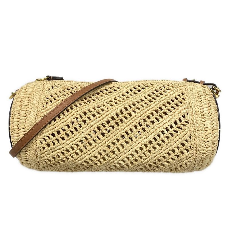 Loewe Shoulder Bag Bracelet Pouch Beige X Brown