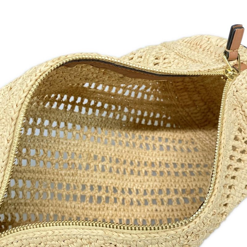 Loewe Shoulder Bag Bracelet Pouch Beige X Brown