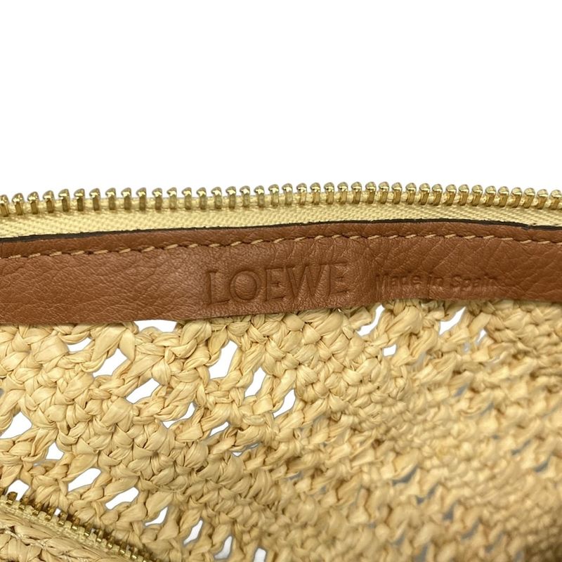 Loewe Shoulder Bag Bracelet Pouch Beige X Brown