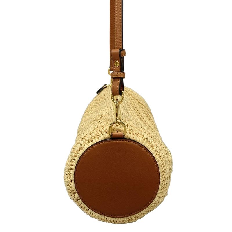 Loewe Shoulder Bag Bracelet Pouch Beige X Brown