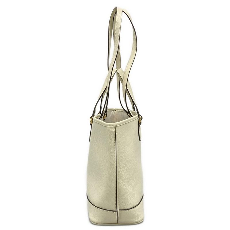 Gucci Tote Bag Ggmarmont 765043 Ivory 2way Leather