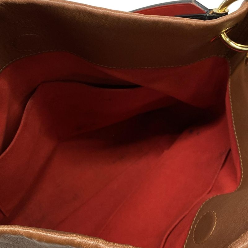 Louis Vuitton Shoulder Bag Monogram Tuileries Hobo M43155 Caramel Leather